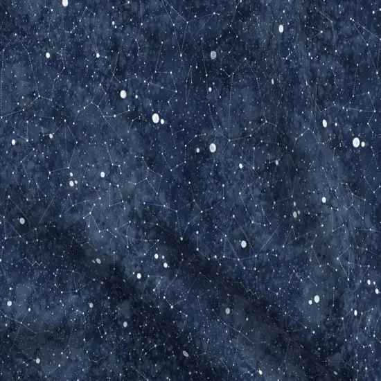 Various Fabrics by the Yard or Fat Quarter Night Sky Star Constellations Celestial Astronomy Astrology Custom Printed Fabric by Spoonflower {5}