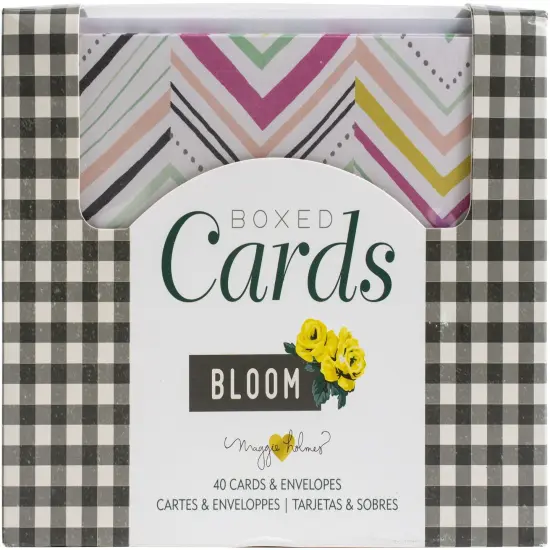 American Crafts A2 Cards W/Envelopes (4.375"X5.75") 40/Box-Maggie Holmes Bloom {1}