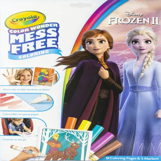 Crayola Color Wonder Coloring Pad & Markers-Frozen 2 {1}