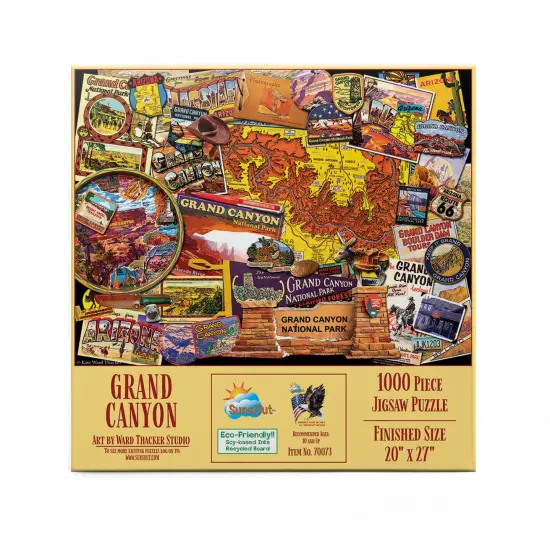 Sunsout Grand Canyon 1000 pc Jigsaw Puzzle 70073 {4}