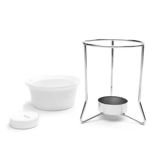 Fox Run Butter and Sauce Warming Cups Prepare and Serve Ceramic Dish Set of 2 {4}