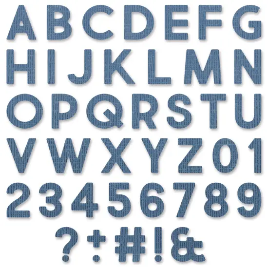 Sizzix Thinlits Dies By Tim Holtz 80/Pkg-Alphanumeric Bold {2}