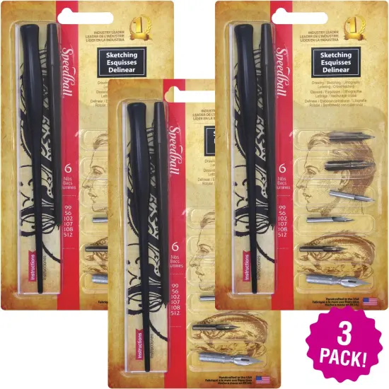 Multipack of 3 - Speedball Sketching Set {1}
