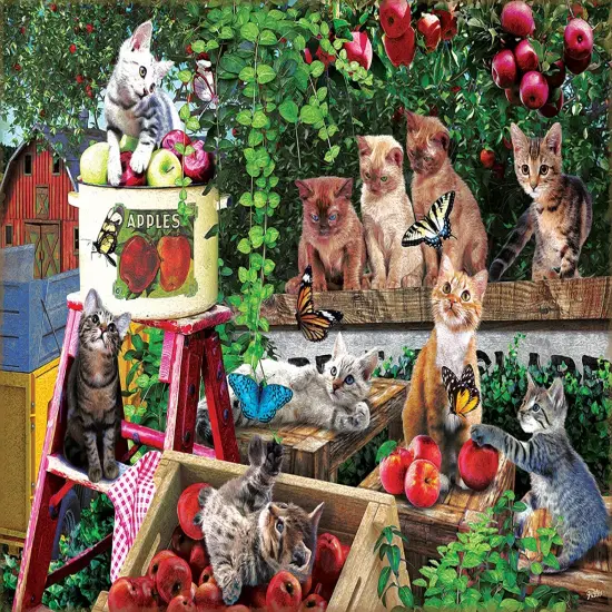 Sunsout Apple Harvest 500 pc Jigsaw Puzzle 42284 {1}