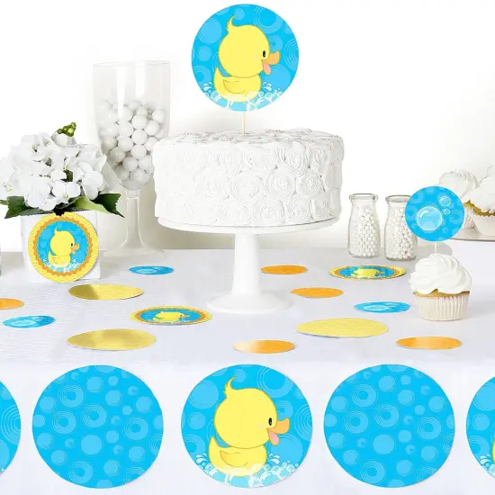 Big Dot of Happiness Ducky Duck - Baby Shower or Birthday Party Giant Circle Confetti - Party Decorations - Large Confetti 27 Count &hellip; {6}