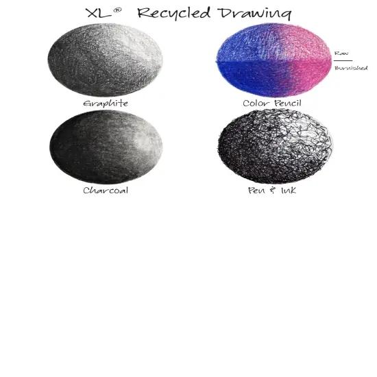 Canson XL Recycled Spiral Drawing Paper Pad 9"X12"-60 Sheets {3}