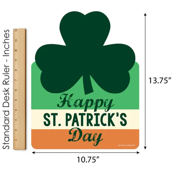 Big Dot of Happiness St. Patrick's Day - Outdoor Lawn Sign - Saint Paddy's Day Party Yard Sign - 1 Piece {6}