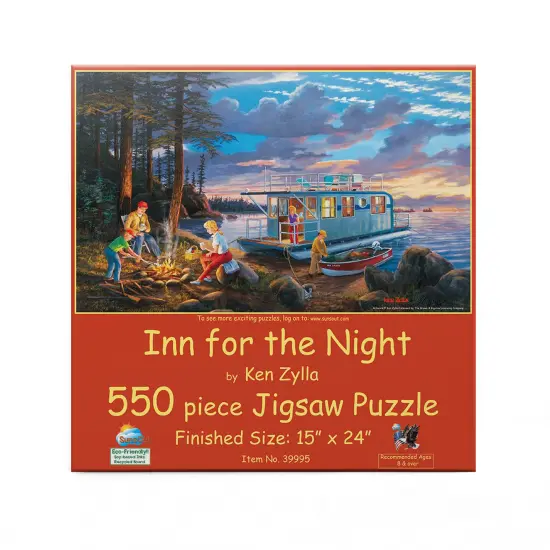 Sunsout Inn for the Night 550 pc Jigsaw Puzzle 39995 {4}