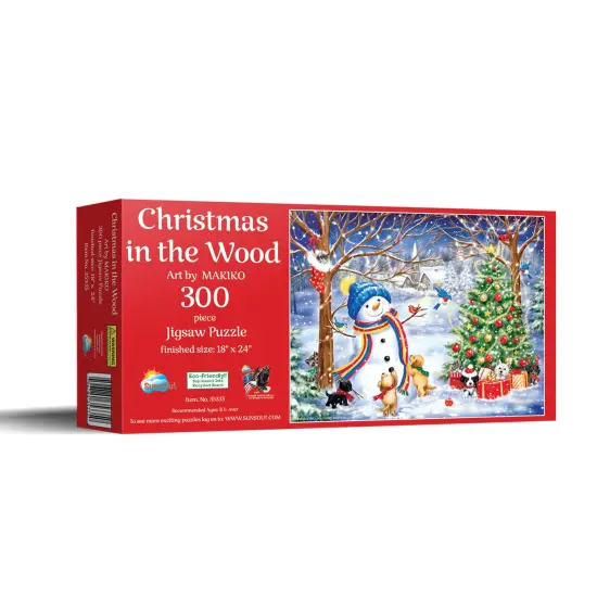 Sunsout Christmas in the Wood 300 pc Christmas Jigsaw Puzzle 35335 {3}
