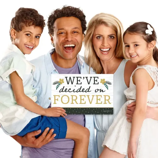 Big Dot of Happiness She Said Yes - Photo Prop Signs - Engagement Announcements - 10 Pieces {6}