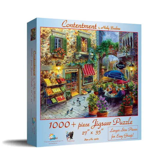 Sunsout Contentment 1000 pc Large Pieces Jigsaw Puzzle 19283 {3}