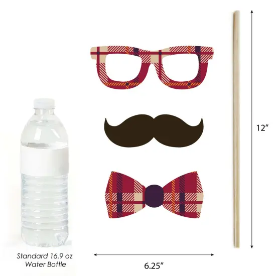 Big Dot of Happiness Friends Thanksgiving Feast - Friendsgiving Photo Booth Props Kit - 20 Count {4}