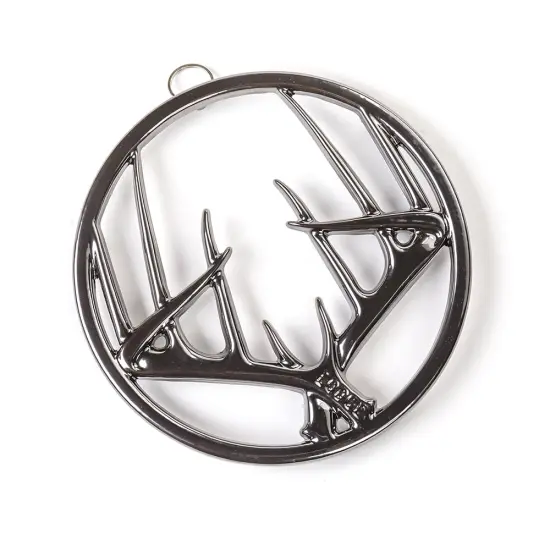 Lodge EC8AT18 Enamel Cast Iron Antler Trivet 8" Midnight Chrome {3}