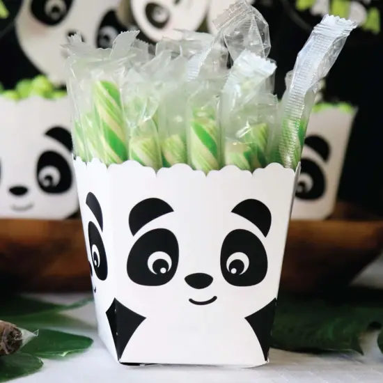 Big Dot of Happiness Party Like a Panda Bear - Baby Shower or Birthday Party Mini Favor Boxes - Party Treat Candy Boxes - Set of 12 {7}