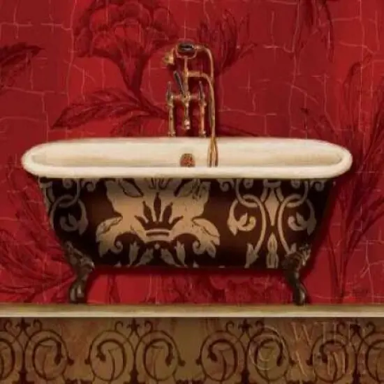 Royal Red Bath I Poster Print by Lisa Audit - Item # VARPDX2297 {2}