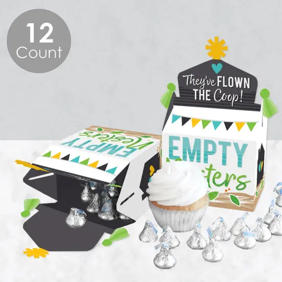 Big Dot of Happiness Empty Nesters - Treat Box Party Favors - Empty Nest Party Goodie Gable Boxes - Set of 12 {4}