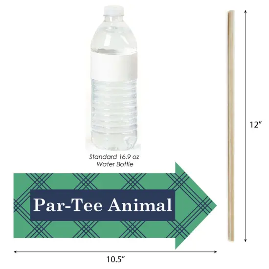 Big Dot of Happiness Funny Par-Tee Time - Golf - Party Photo Booth Props Kit - 10 Piece {3}