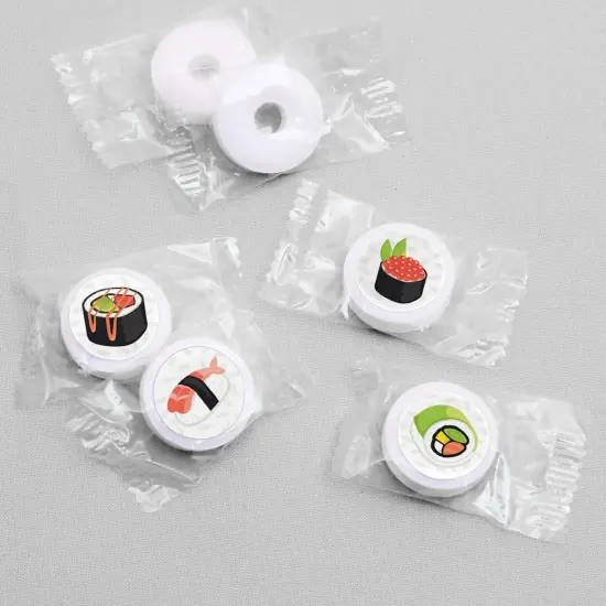 Big Dot of Happiness Let's Roll - Sushi - Japanese Party Round Candy Sticker Favors - Labels Fits Chocolate Candy (1 sheet of 108) {4}