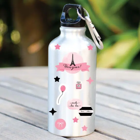 Big Dot of Happiness Paris, Ooh La La - Paris Themed Birthday Party Favor Kids Stickers - 16 Sheets - 256 Stickers {6}