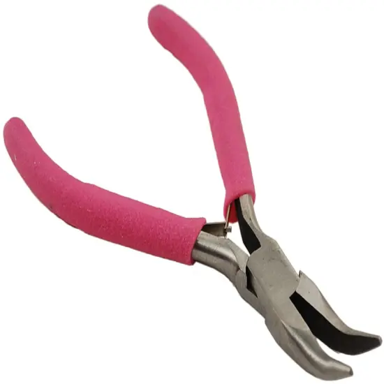 Craft Medley Curved Nose Pliers W/Soft Grip Handle-4.75" {2}