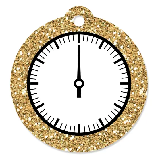 Big Dot of Happiness New Year's Eve - Gold - New Years Eve Party Favor Gift Tags (Set of 20) {1}