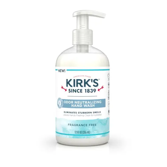 Kirk's Fragrance Free Odor Neutralizing Hydrating Hand Wash Soap 12 Oz {1}