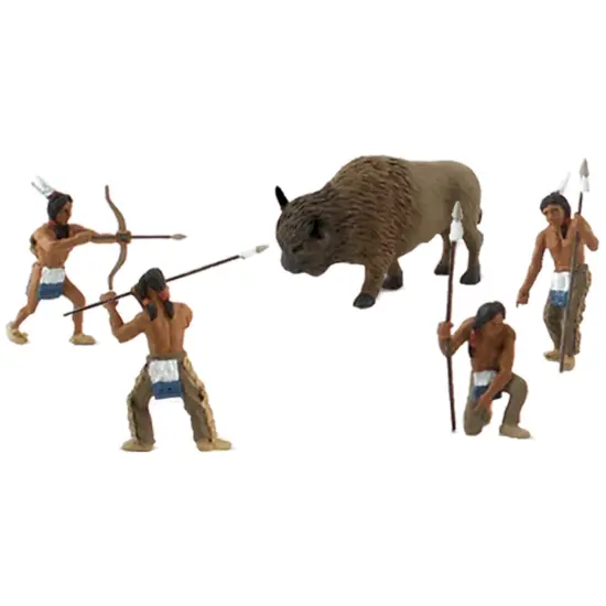 SceneARama Scene Setters(R) Figurines-Native American Hunt 5/Pkg {2}