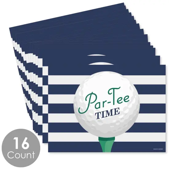 Big Dot of Happiness Par-Tee Time - Golf - Party Table Decorations - Birthday or Retirement Party Placemats - Set of 16 {4}