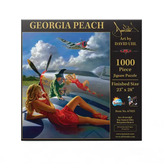 Sunsout Georgia Peach 1000 pc Jigsaw Puzzle 67025 {4}