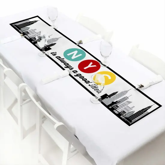 Big Dot of Happiness NYC Cityscape - New York City Party Decorations Party Banner {7}