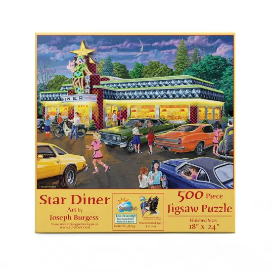 Sunsout Star Diner 500 pc Jigsaw Puzzle 38744 {4}