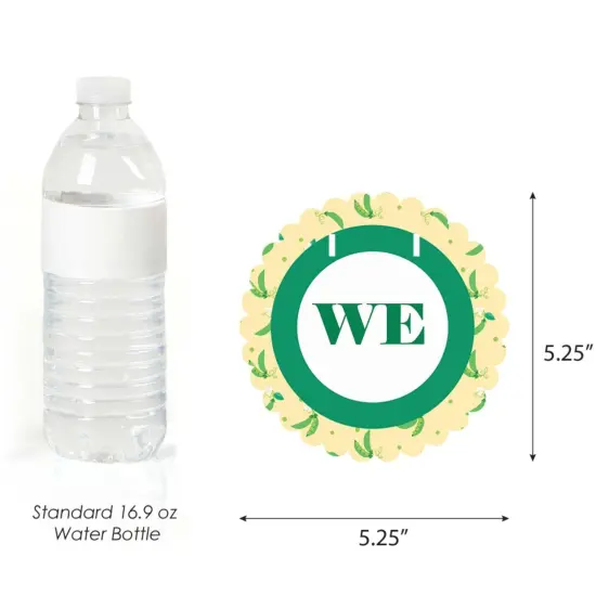 Big Dot of Happiness Double the Fun - Twins Two Peas in a Pod 1st Birthday Highchair Decor - We are One - First Birthday High Chair Banner {3}