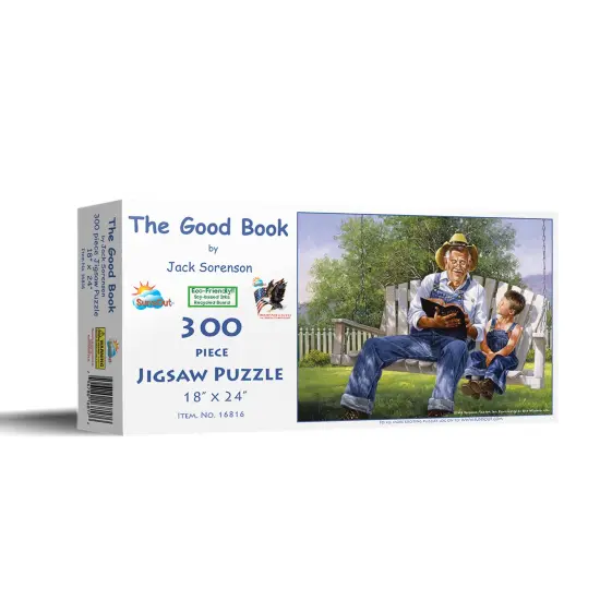 Sunsout The Good Book 300 pc Jigsaw Puzzle 16816 {2}