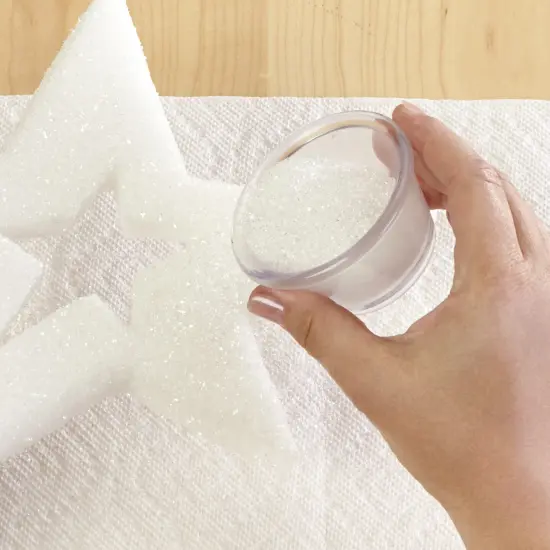 FloraCraft Diamond Dust Glitter 6oz-Clear Glass {5}