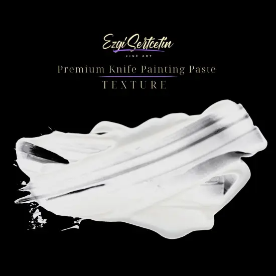 Premium Palette Knife Painting Paste|Modeling Paste|Texture Paste|Authentic Bright Colors|Ready to Use|Easy to Apply| 6oz by Volume|Ezgi Sertcetin Peach'n'cream {6}