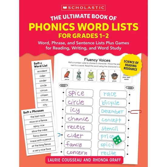 The Ultimate Book of Phonics Word Lists: Grades 1-2 {1}