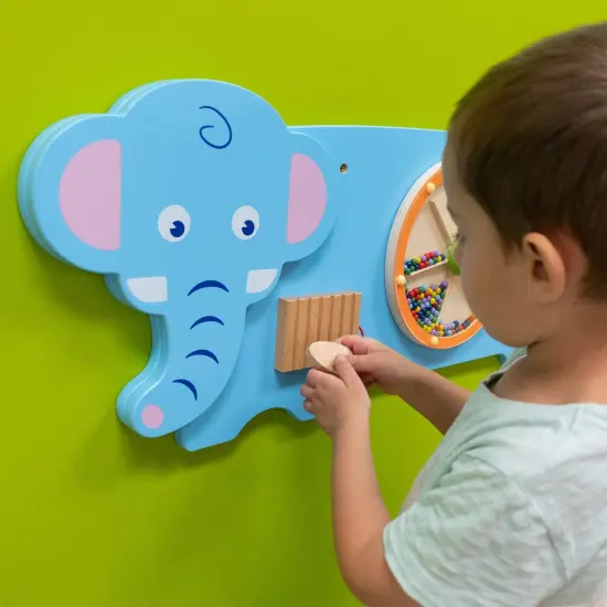 Elephant Activity Wall Panel - 18m+ - Toddler Activity Center {3}