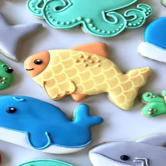 Ann Clark Cute Goldfish Cookie Cutter, 4" {4}