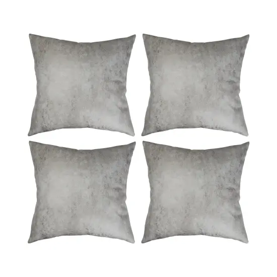 Craft Express 4 Pack Grey Sublimation Vegan Leather Pillow Covers {1}