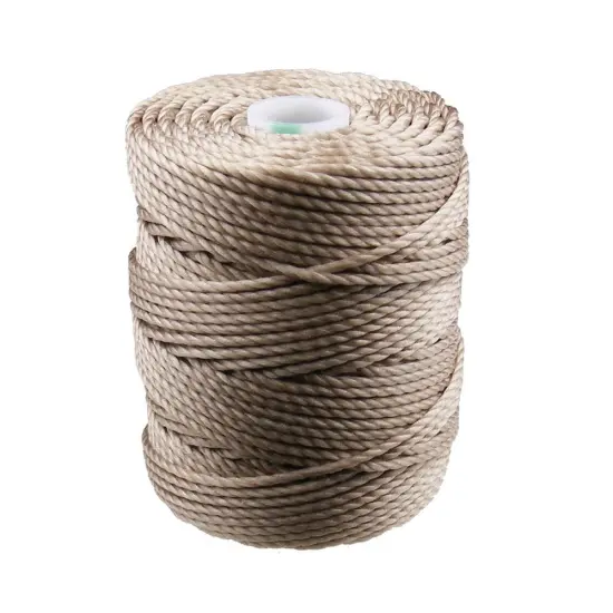 C-Lon Tex 400 Heavy Weight Bead Cord, Latte ,1.0mm, 36 Yard Spool {1}