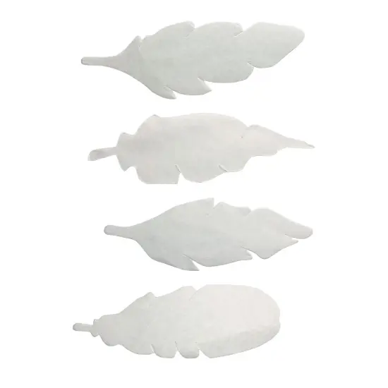 Color Diffusing Paper Feathers, 80 Per Pack, 3 Packs {2}