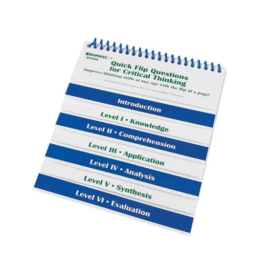 Questions for Critical Thinking Quick Flip Resource&trade;, Pack of 4 {2}