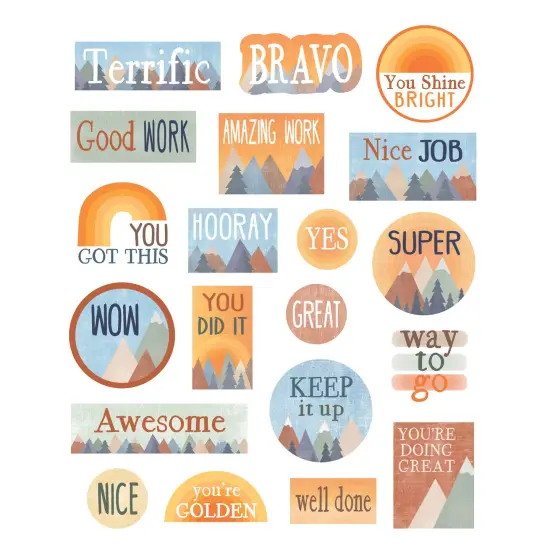 Moving Mountains Stickers, 120 Per Pack, 12 Packs {2}