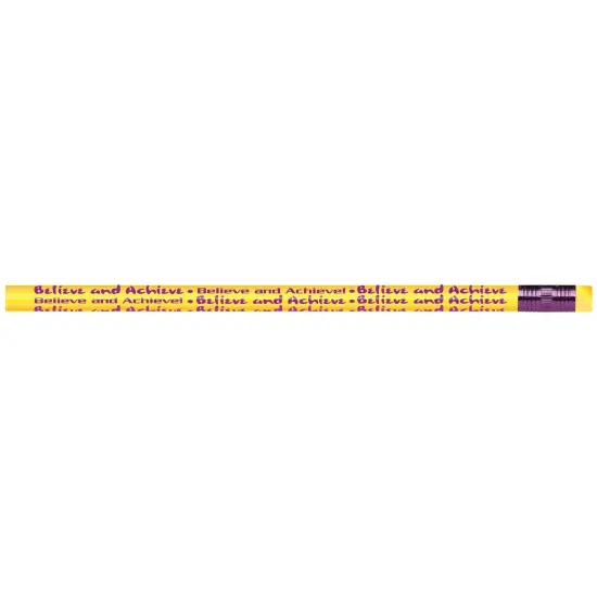 Believe and Achieve Pencils, 12 Per Pack, 12 Packs {2}