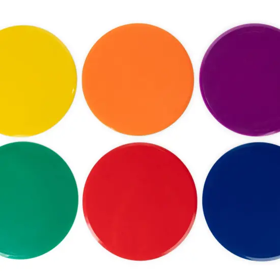 Extra Large Poly Spot Market Set, 12" Diameter, 6/Set {4}