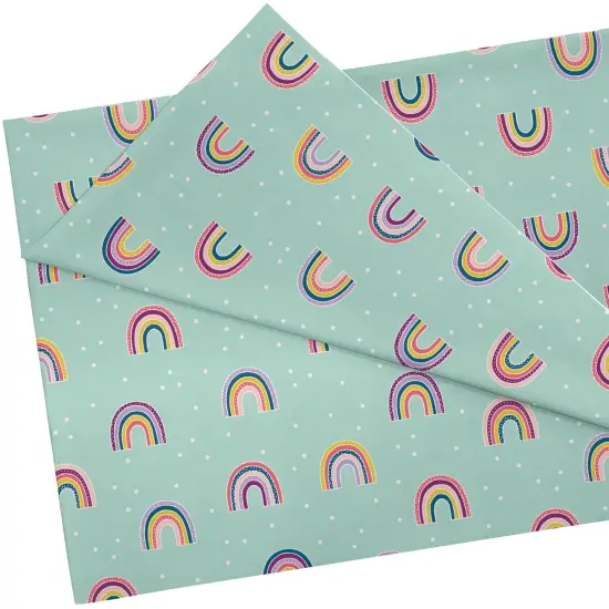 Oh Happy Day Rainbows Creative Class Fabric, 48 Inch x 3 Yards {1}