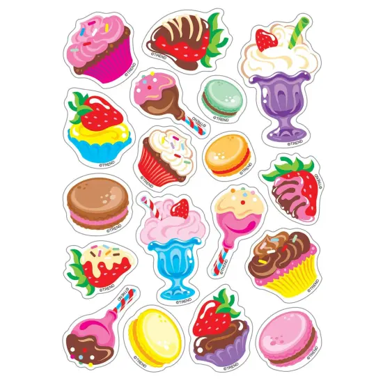 Treat Yourself/Chocolate Mixed Shapes Stinky Stickers&reg;, 72 Per Pack, 6 Packs {4}