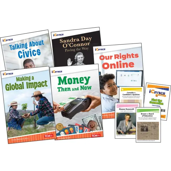 iCivics Grade 5: Community & Social Awareness 5-Book Set + Game Cards {1}