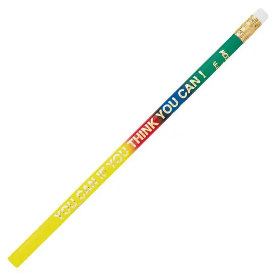 "You Can If You Think You Can!" Pencils, 12 Per Pack, 12 Packs {2}