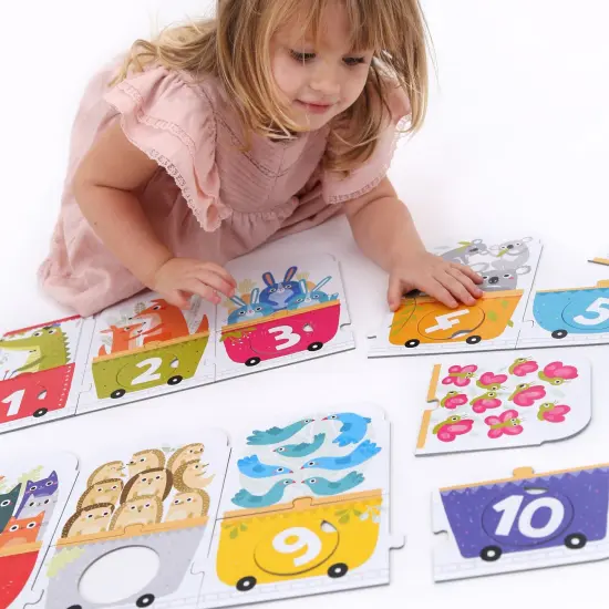 Make-a-Match Puzzle Number Train, Age 3+ {2}